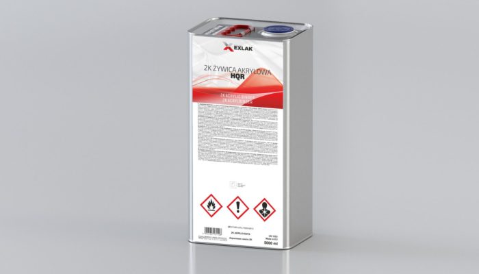 Exlak 2K żywica poliuretanowa akrylowa poliurethanic acrylic binder resin HQR 5L