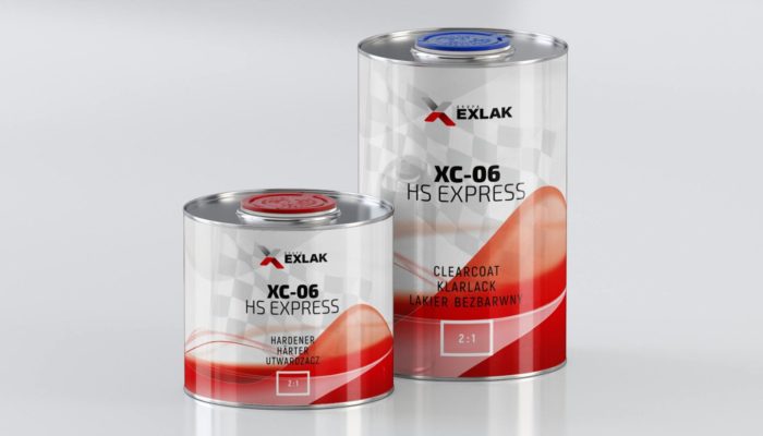 Exlak Clearcoat Lakier bezbarwny XC-06 HS Express 1L 0,5L