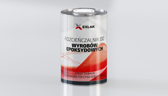 Exlak Rozcieńczalnik do wyrobów epoksydowych Epoxy thinner 1L